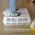 Plastic Live Chicken Transport Cage for Poultry Farm